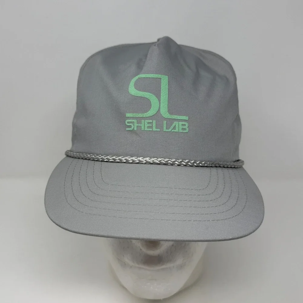 Vintage Otto Cap Shel Lab Gray Rope Hat Mens‎ Adjustable Tech Workwear Hat